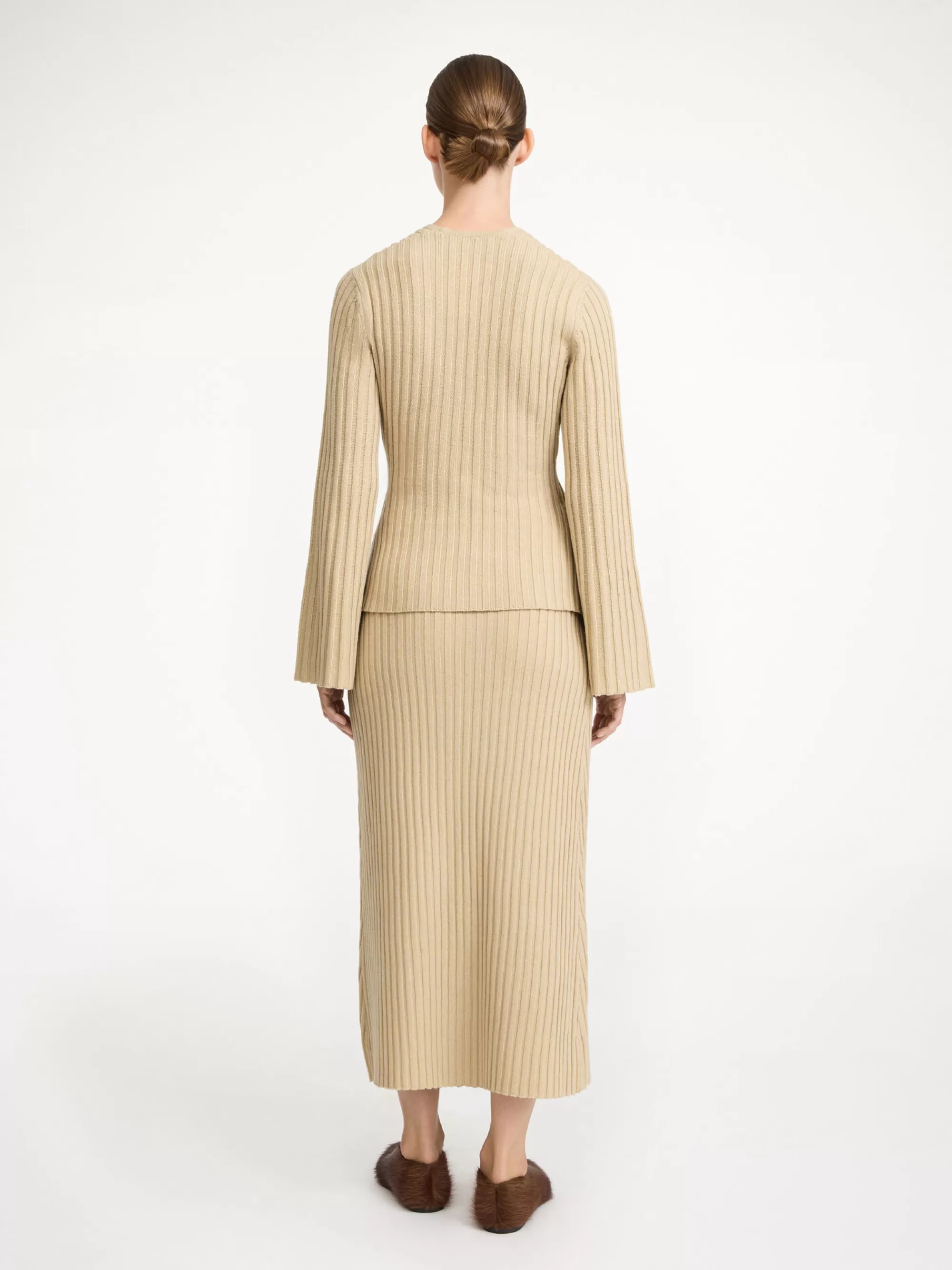 Store By Malene Birger Jeyda Sweater I Merinould Old Beige