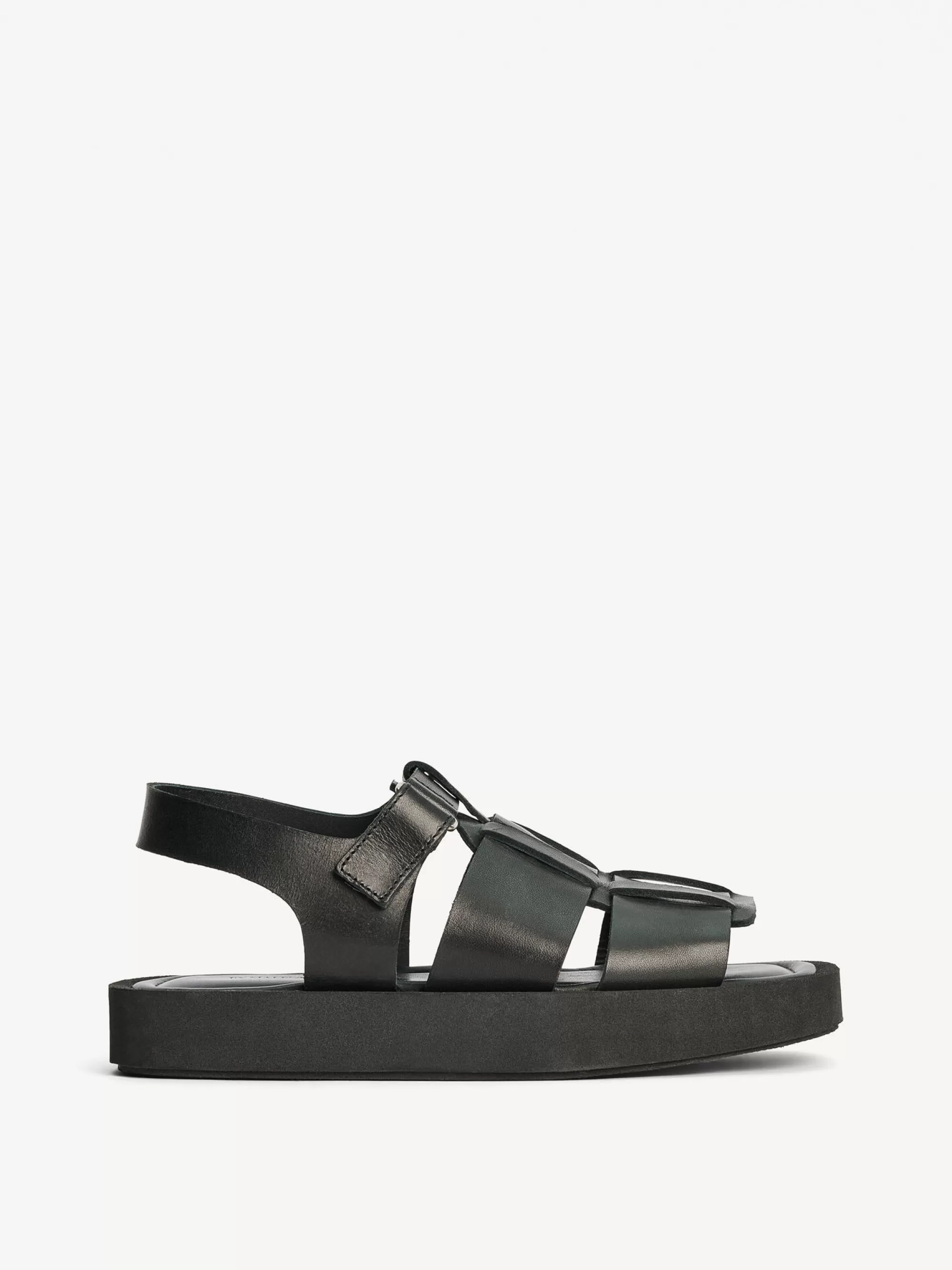 Hot By Malene Birger Kleva Lædersandaler Black