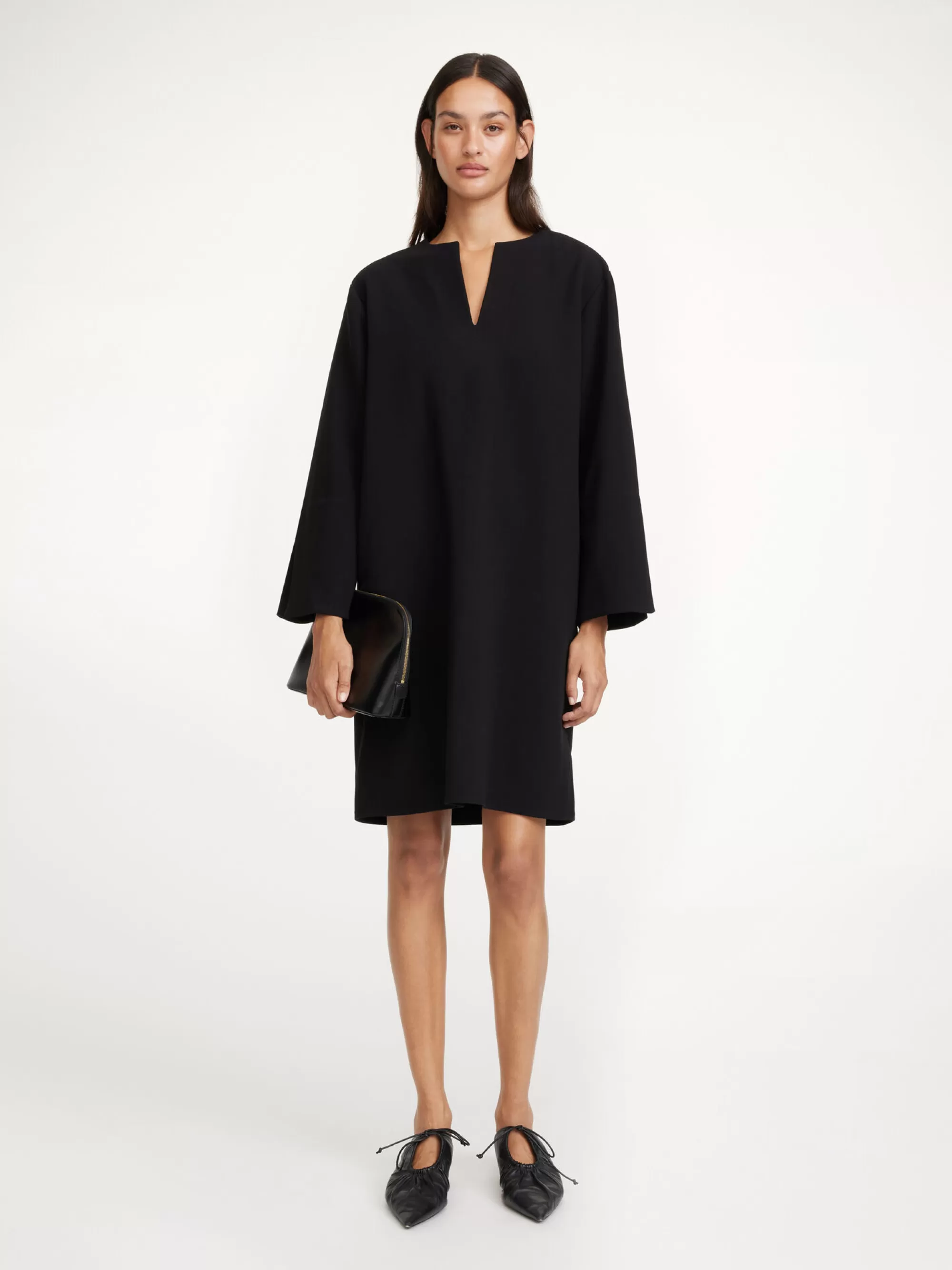 Store By Malene Birger Lattiena Midikjole Black