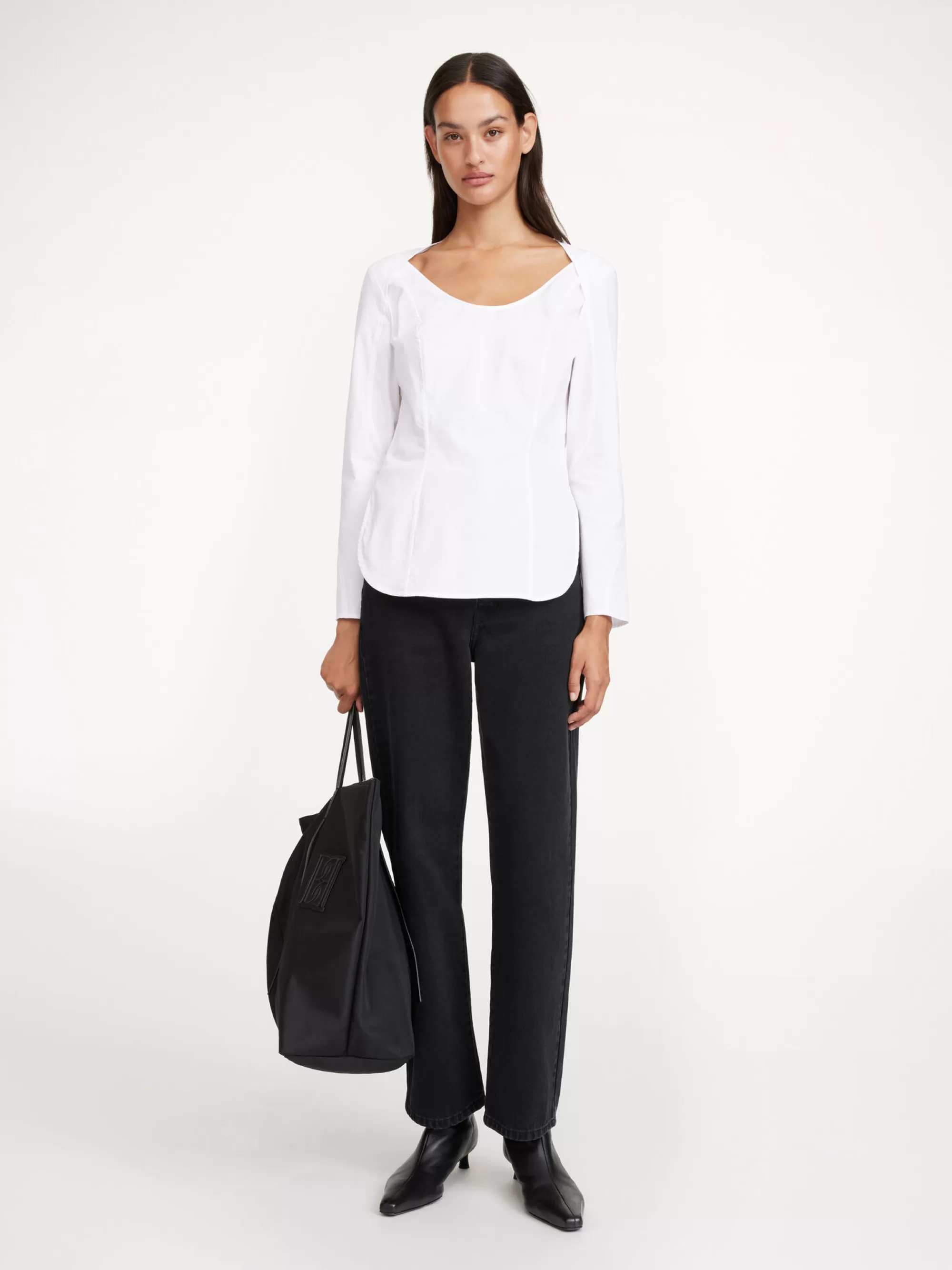 Store By Malene Birger Leyia Bluse Pure White