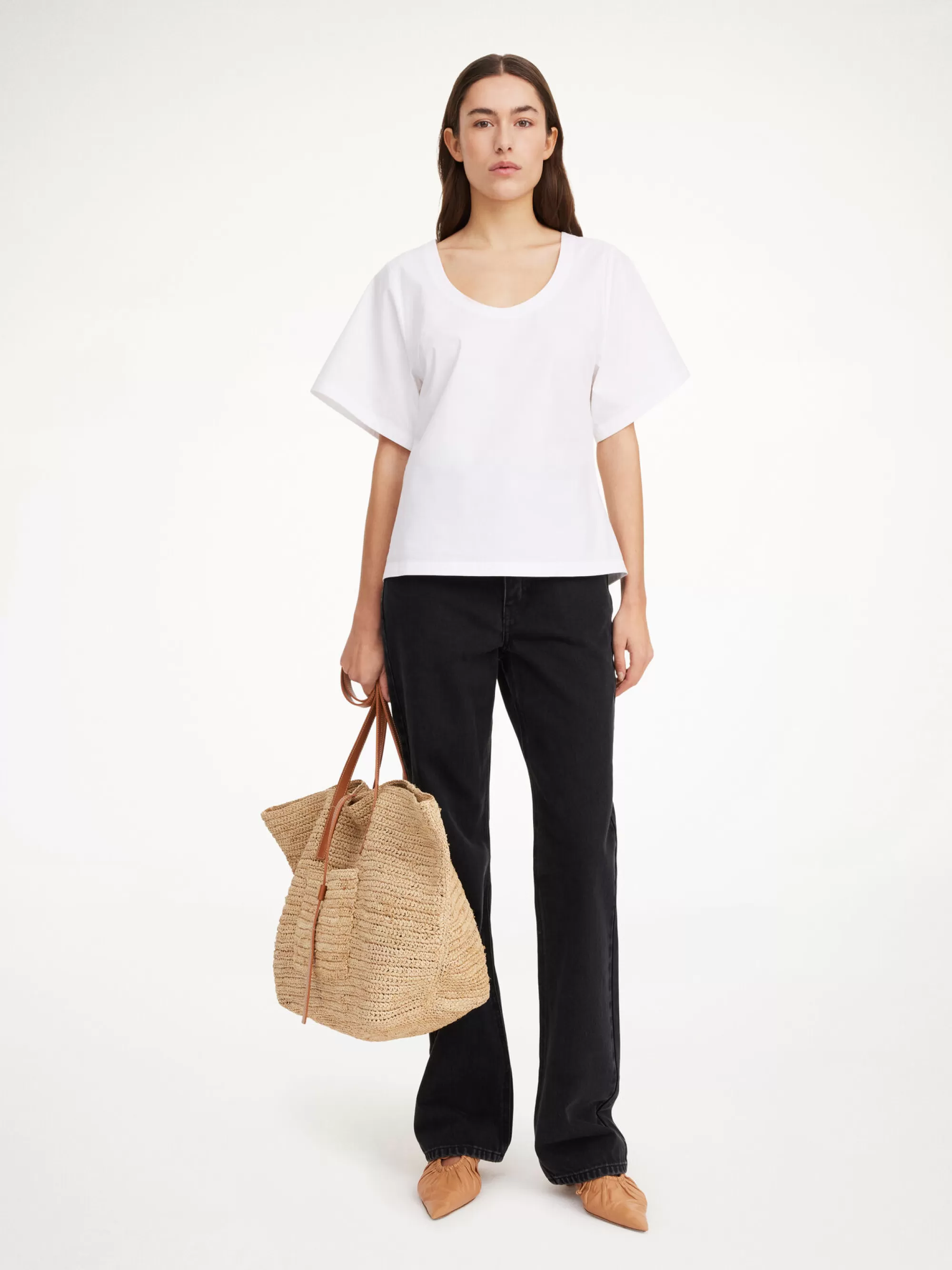 Sale By Malene Birger Lunae T-shirt Pure White