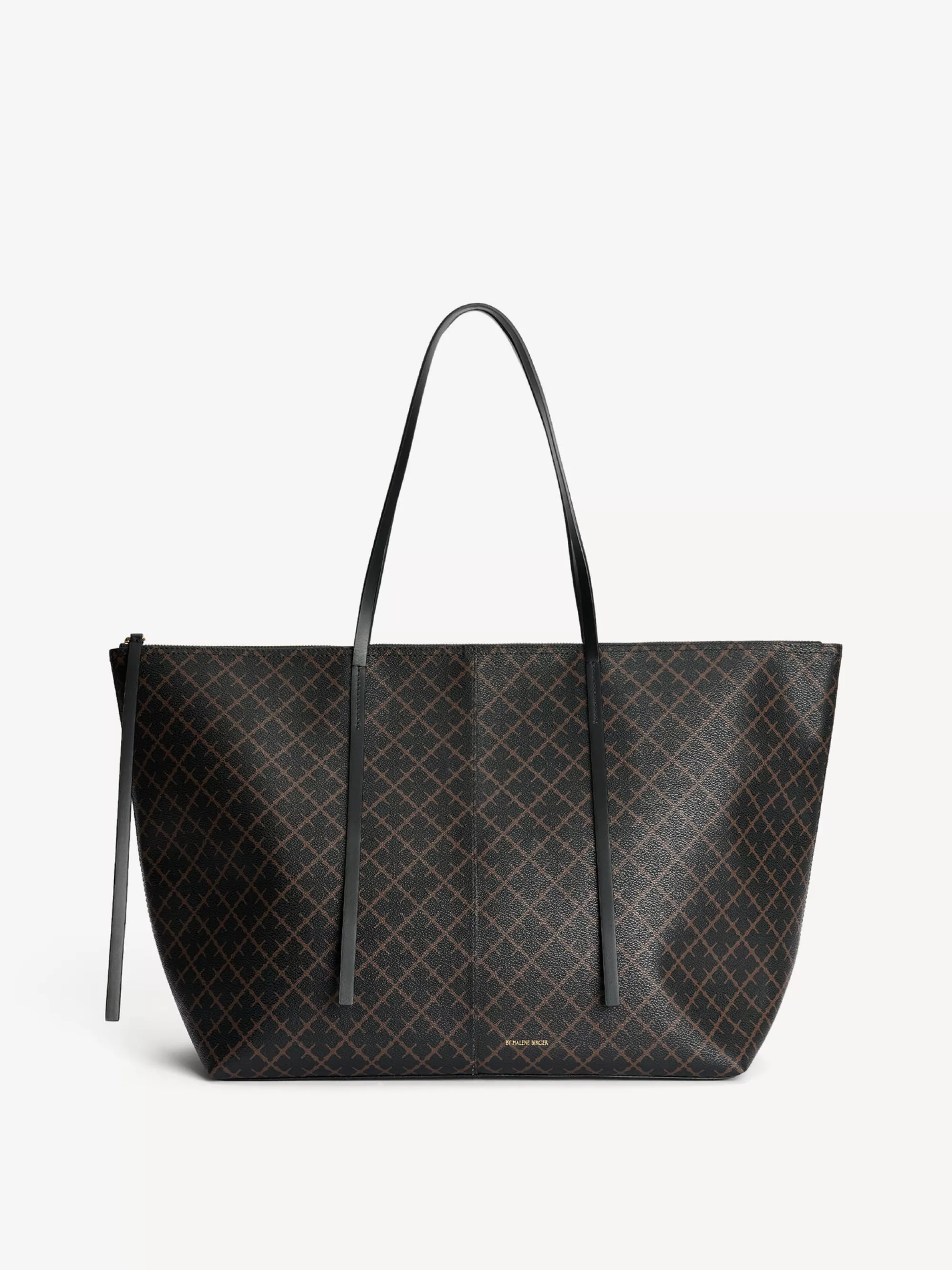 Hot By Malene Birger Luze Tote Dark Chokolate