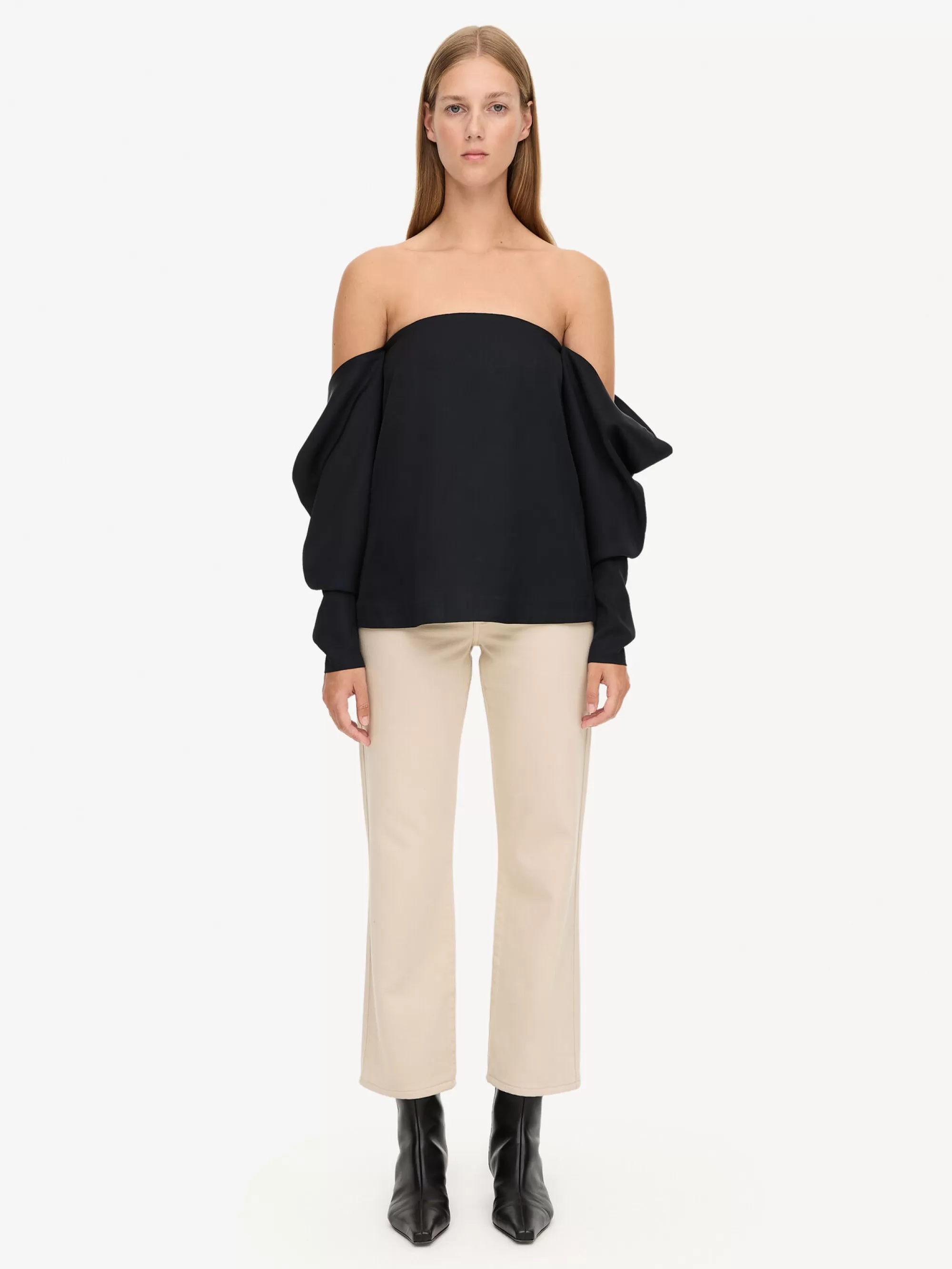 Cheap By Malene Birger Marela Bluse Black