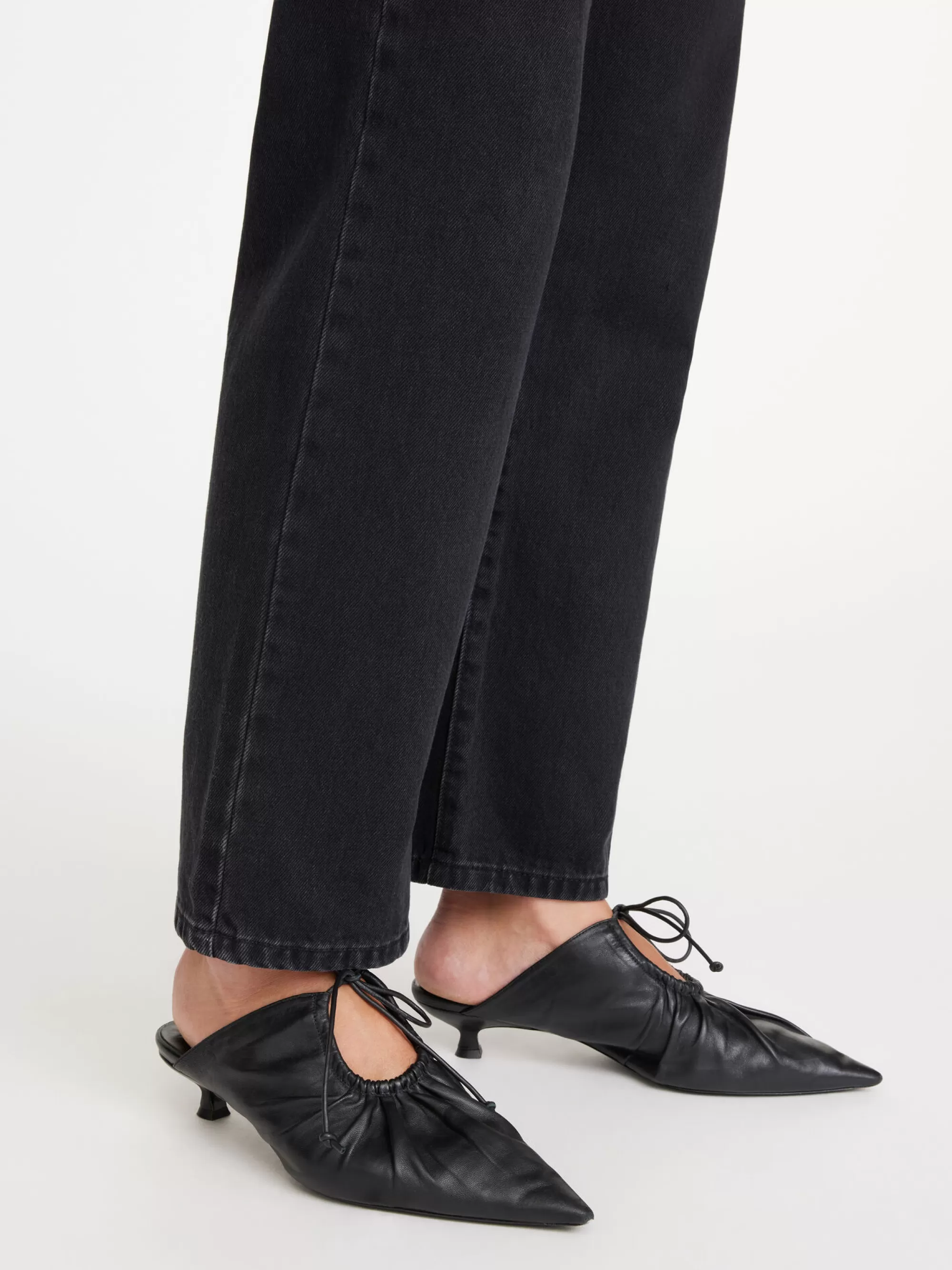 Flash Sale By Malene Birger Masey Mules I Læder Black