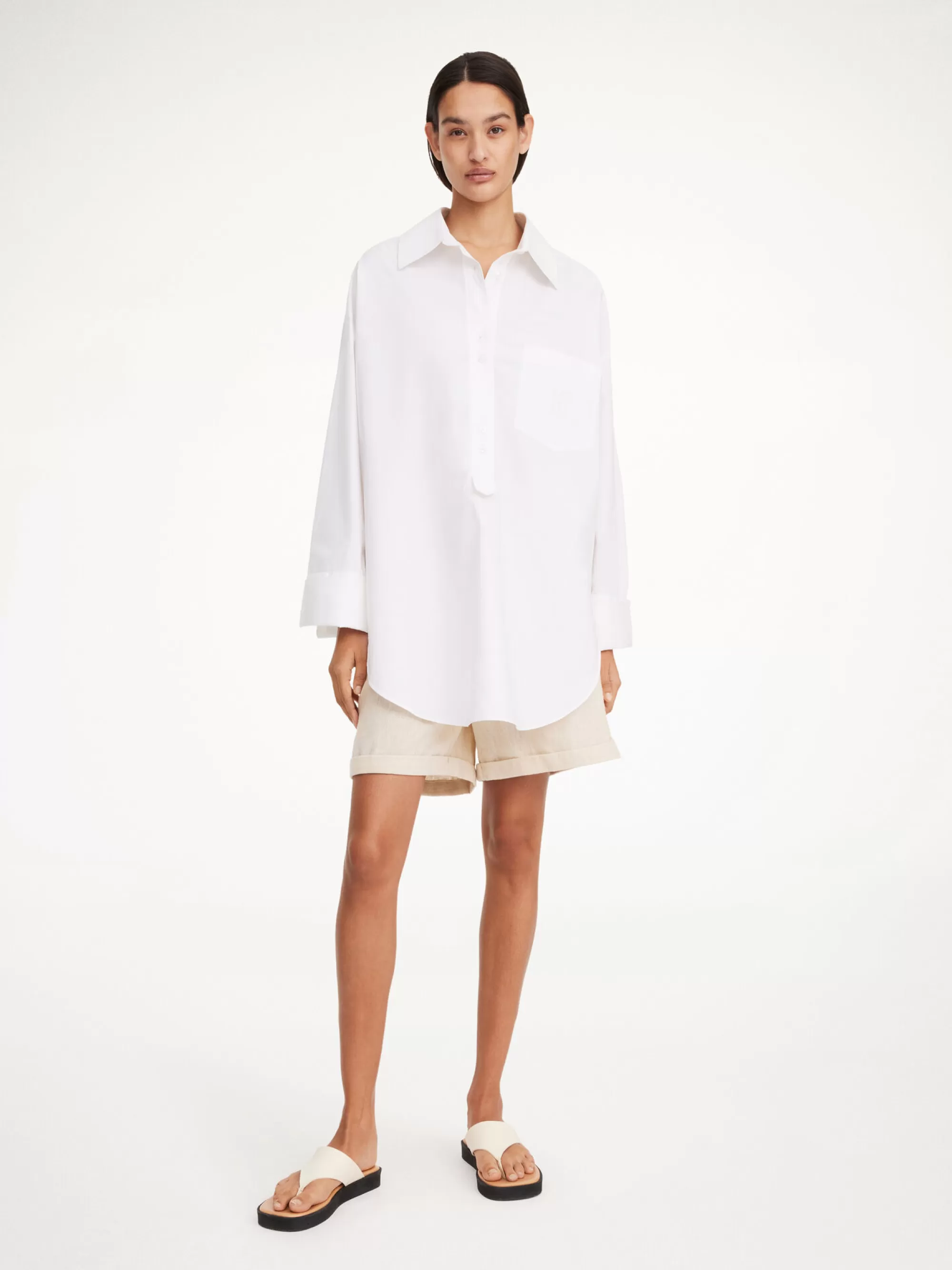 Online By Malene Birger Maye Skjorte Pure White