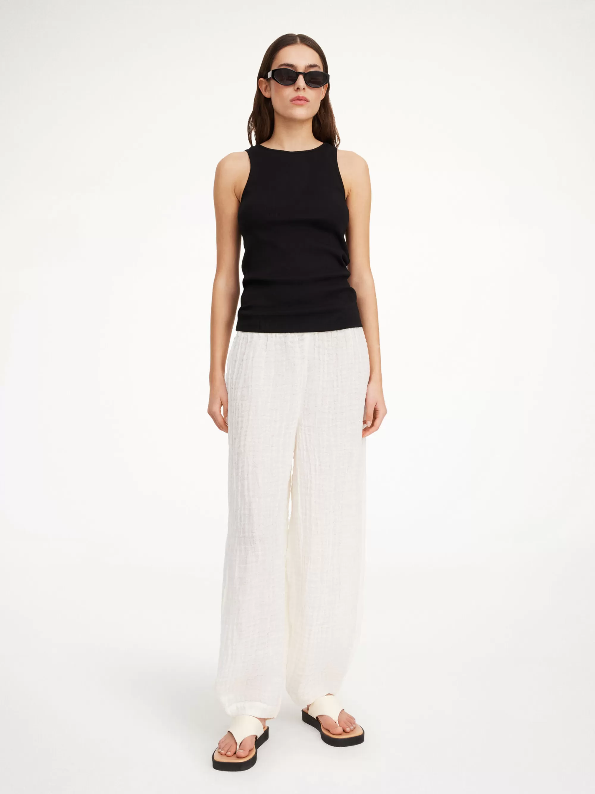 Discount By Malene Birger Mikele Bukser I Hør Pure White