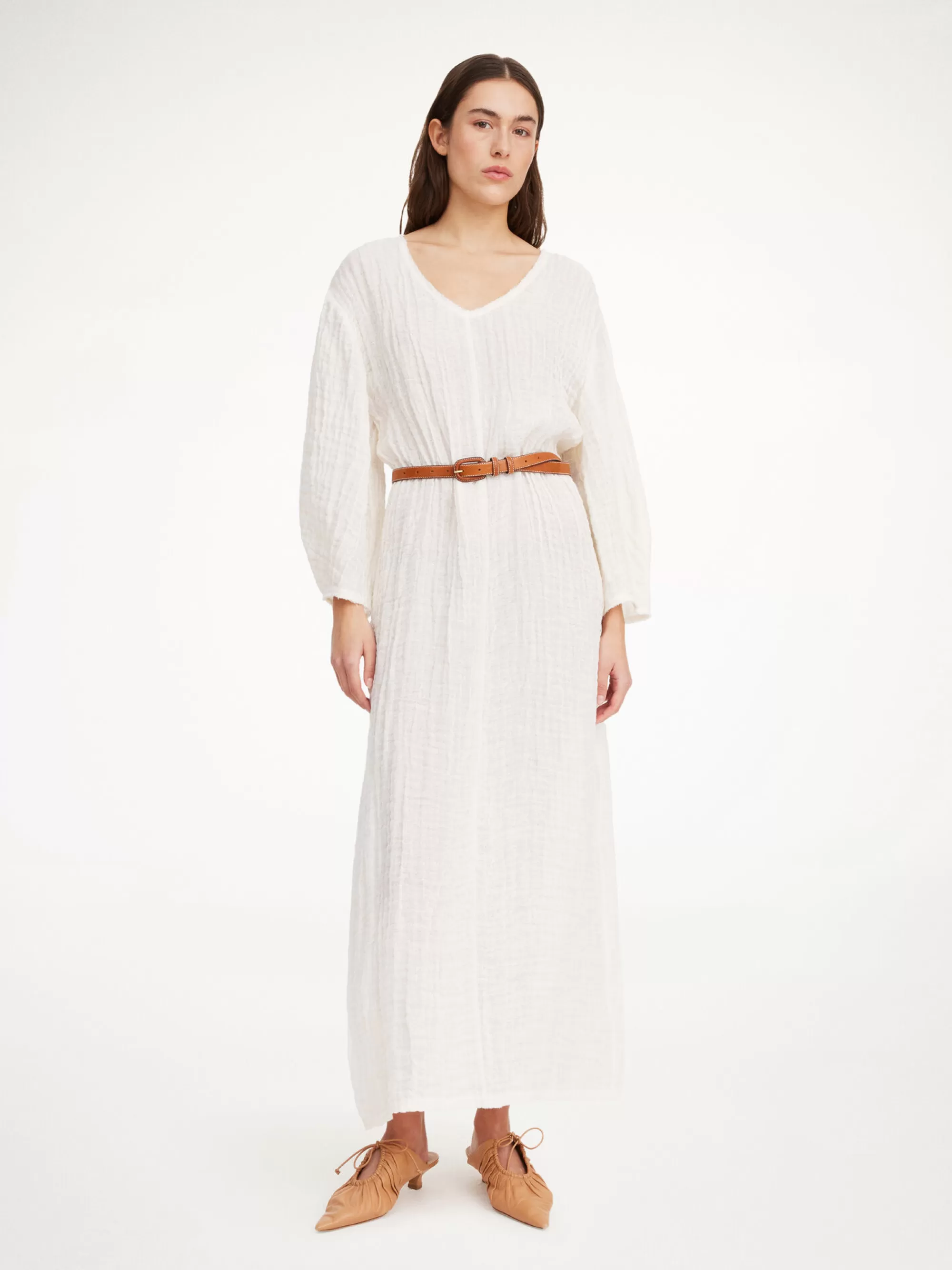 Cheap By Malene Birger Miolla Kjole I Hør Pure White