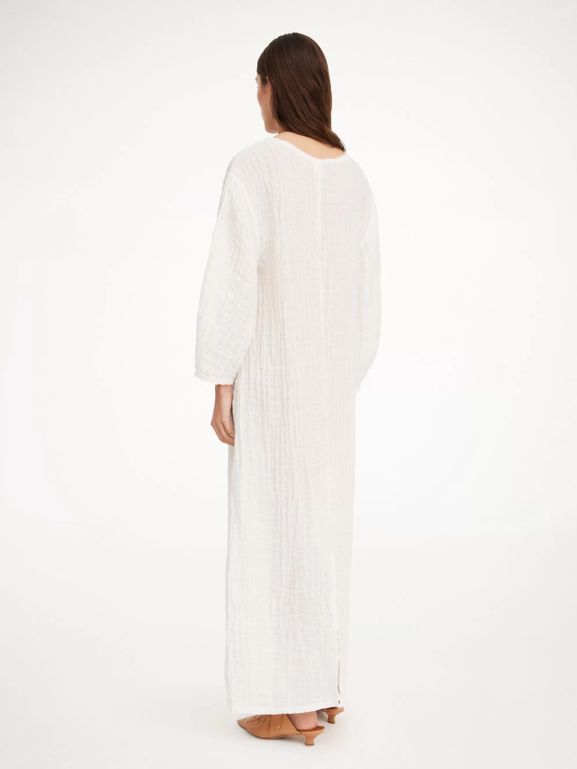 Cheap By Malene Birger Miolla Kjole I Hør Pure White