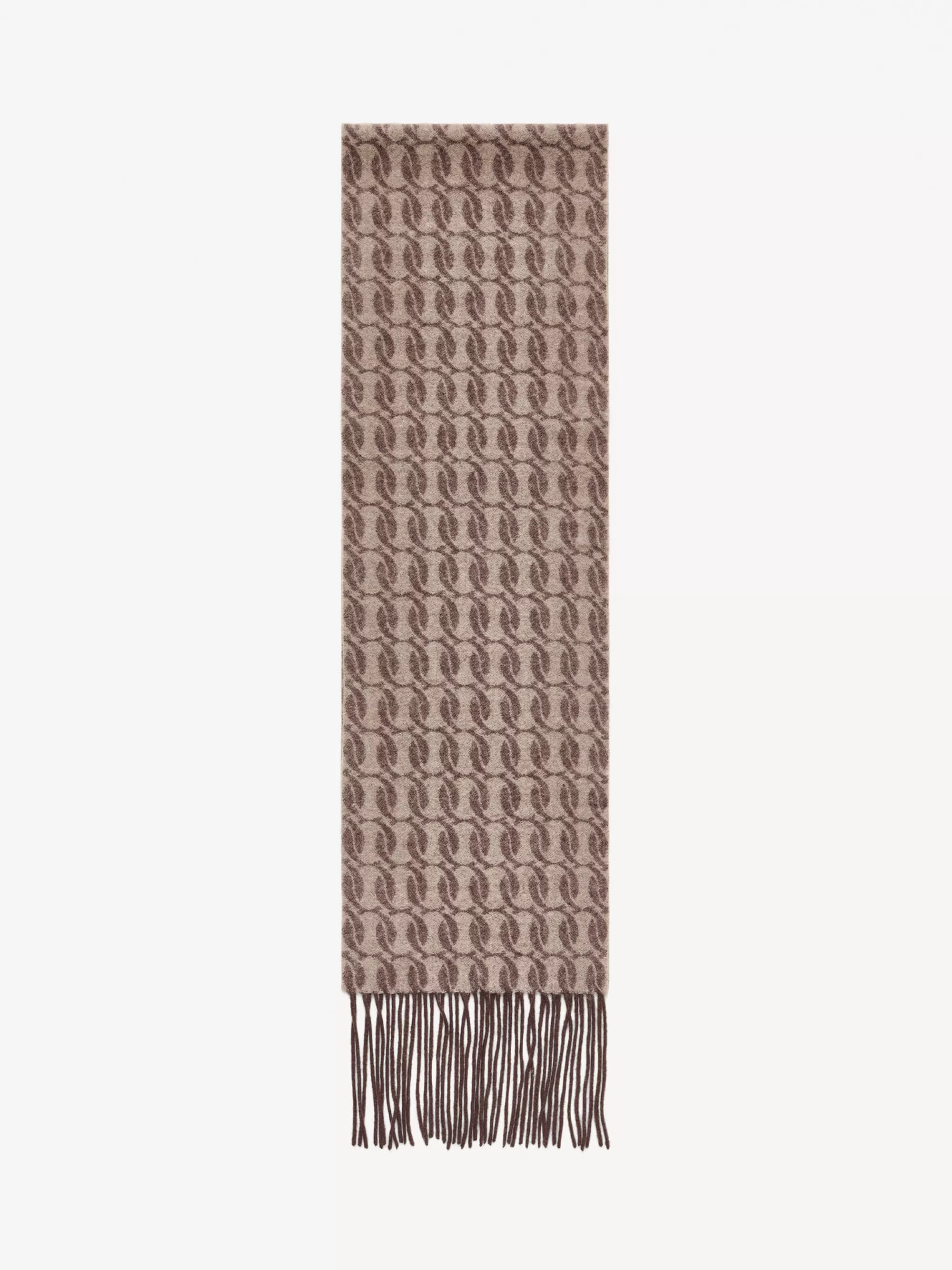 Cheap By Malene Birger Monni Tørklæde I Kashmir-blanding Grey Brown Melange