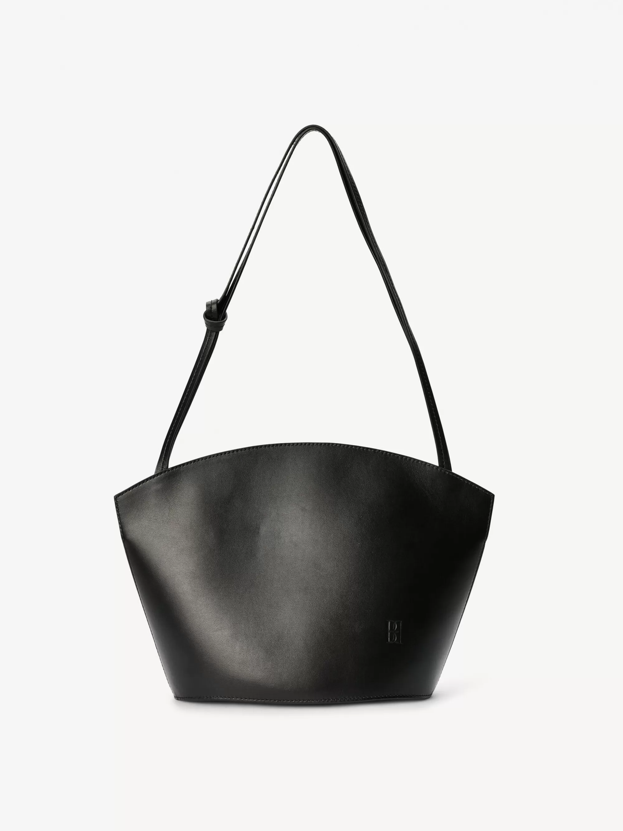 Flash Sale By Malene Birger Oblas Skuldertaske I Læder Black