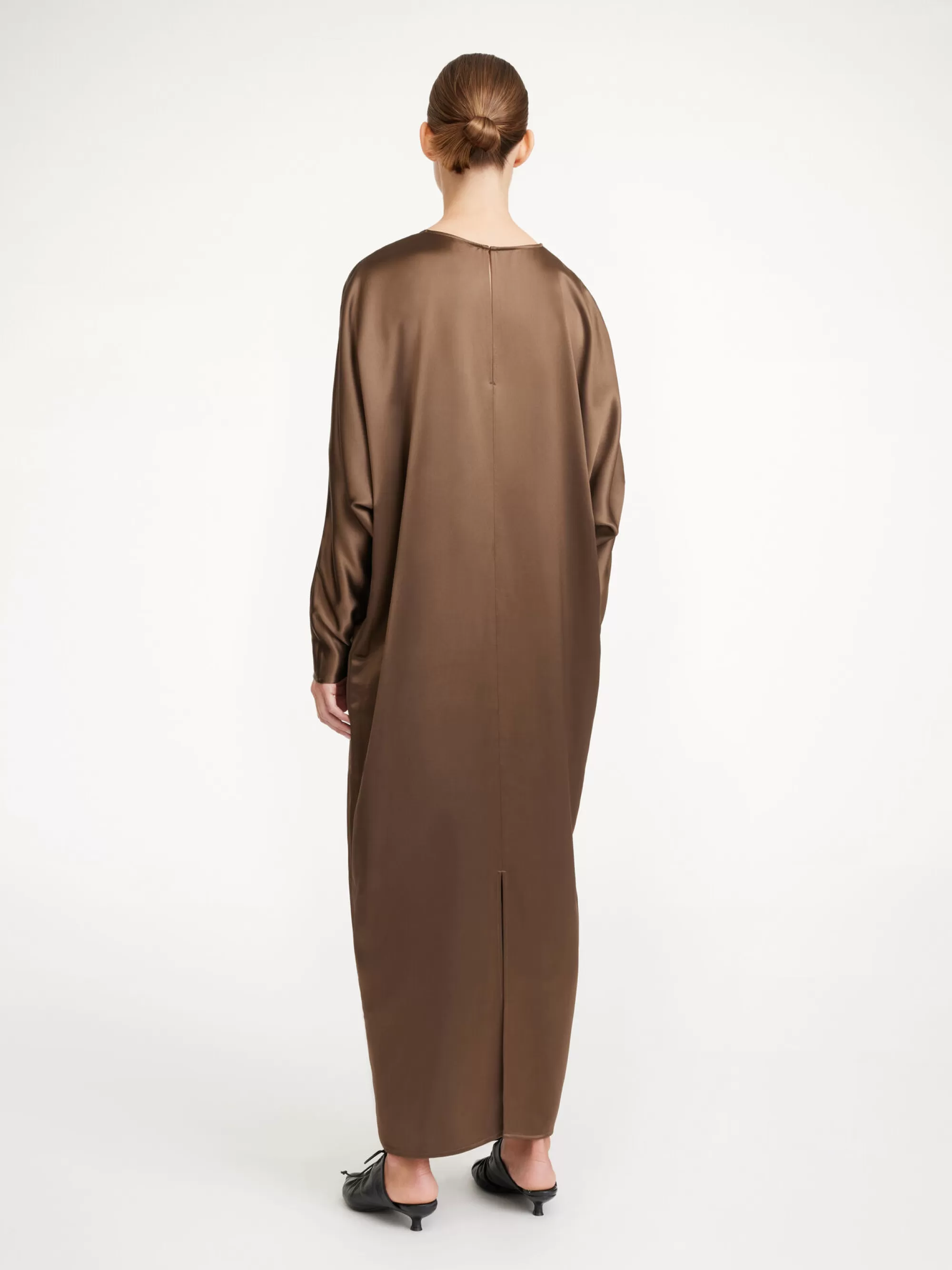 Online By Malene Birger Odelle Maxikjole Warm brown