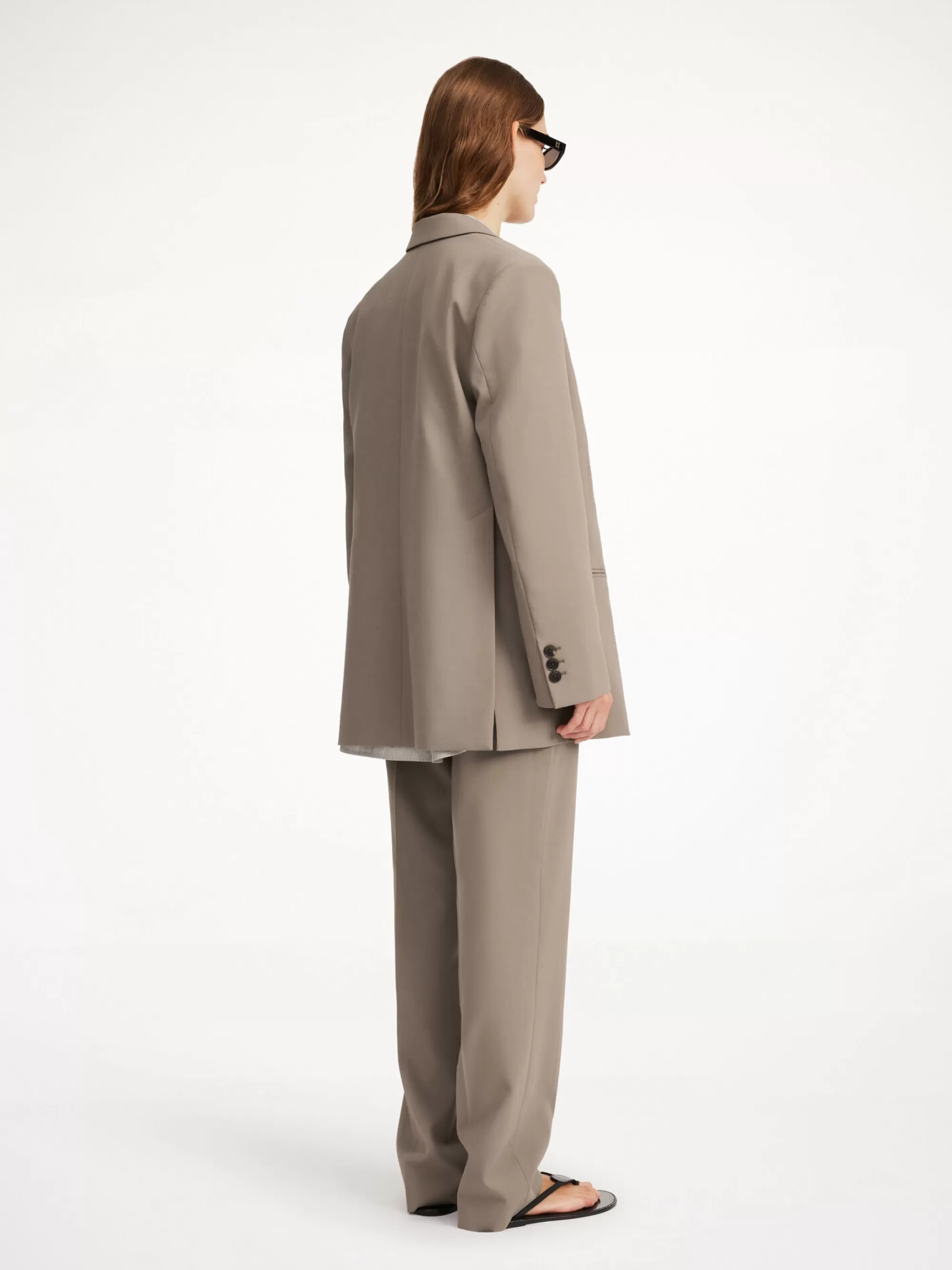 Shop By Malene Birger Ophie Enkeltradet Blazer Shitake