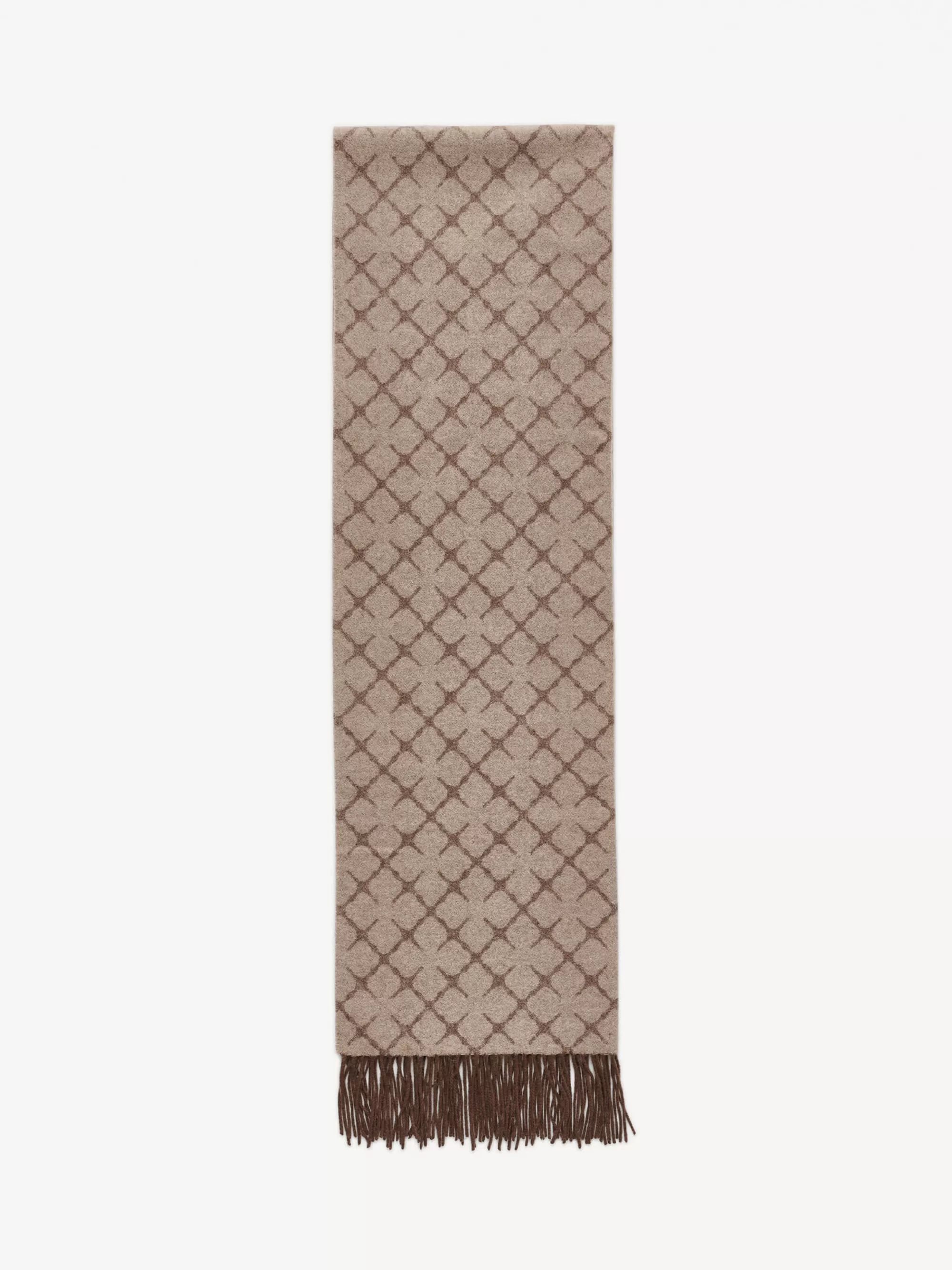 Online By Malene Birger Ortega Tørklæde I Kashmir-blanding Grey Brown Melange