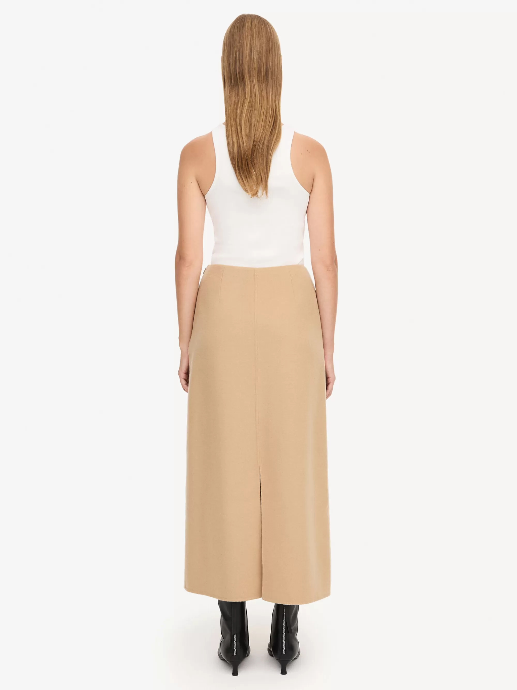 Cheap By Malene Birger Palomie Midinederdel Dark Sand