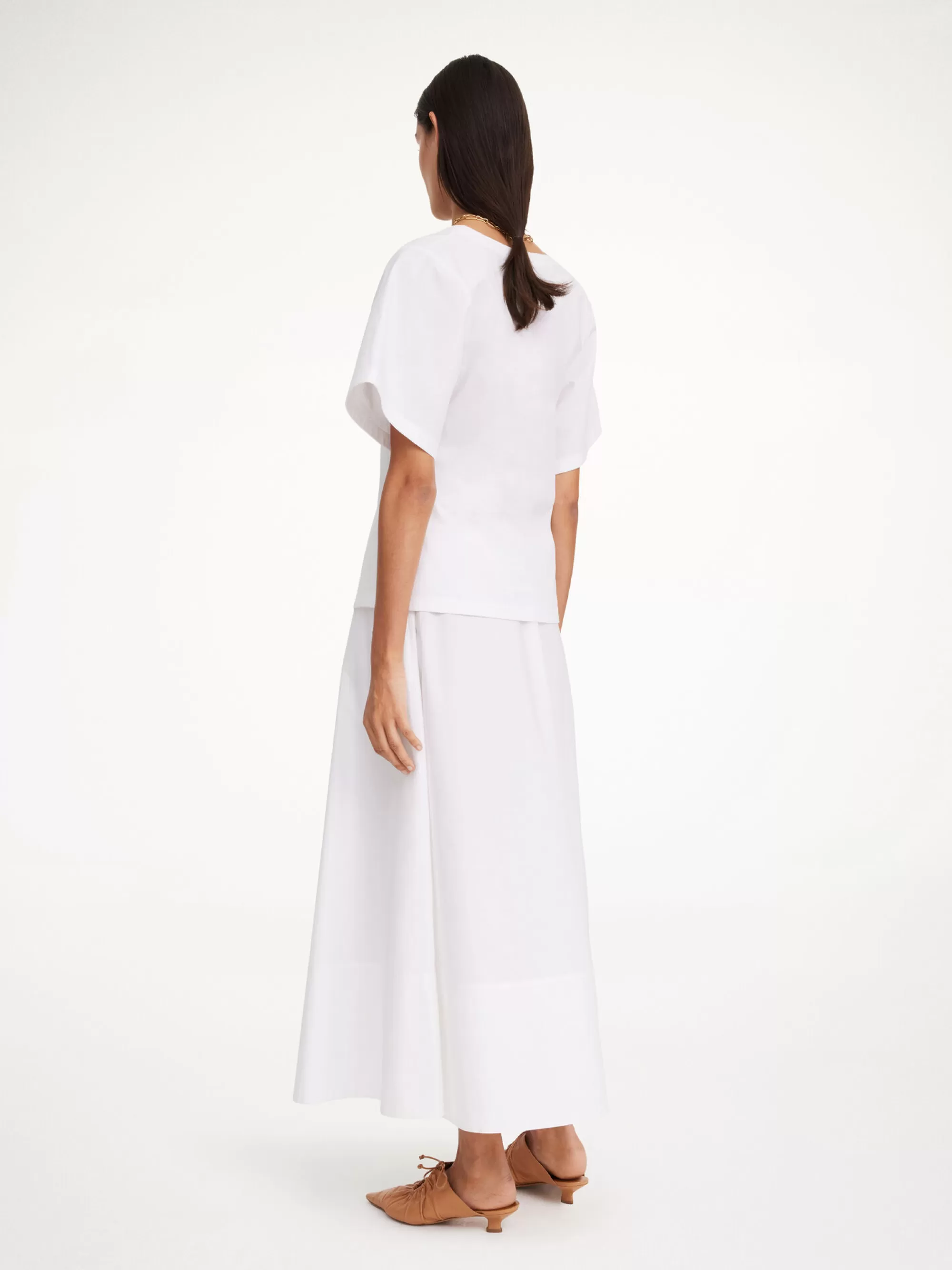 Best Sale By Malene Birger Pheobes Maxinederdel Pure White