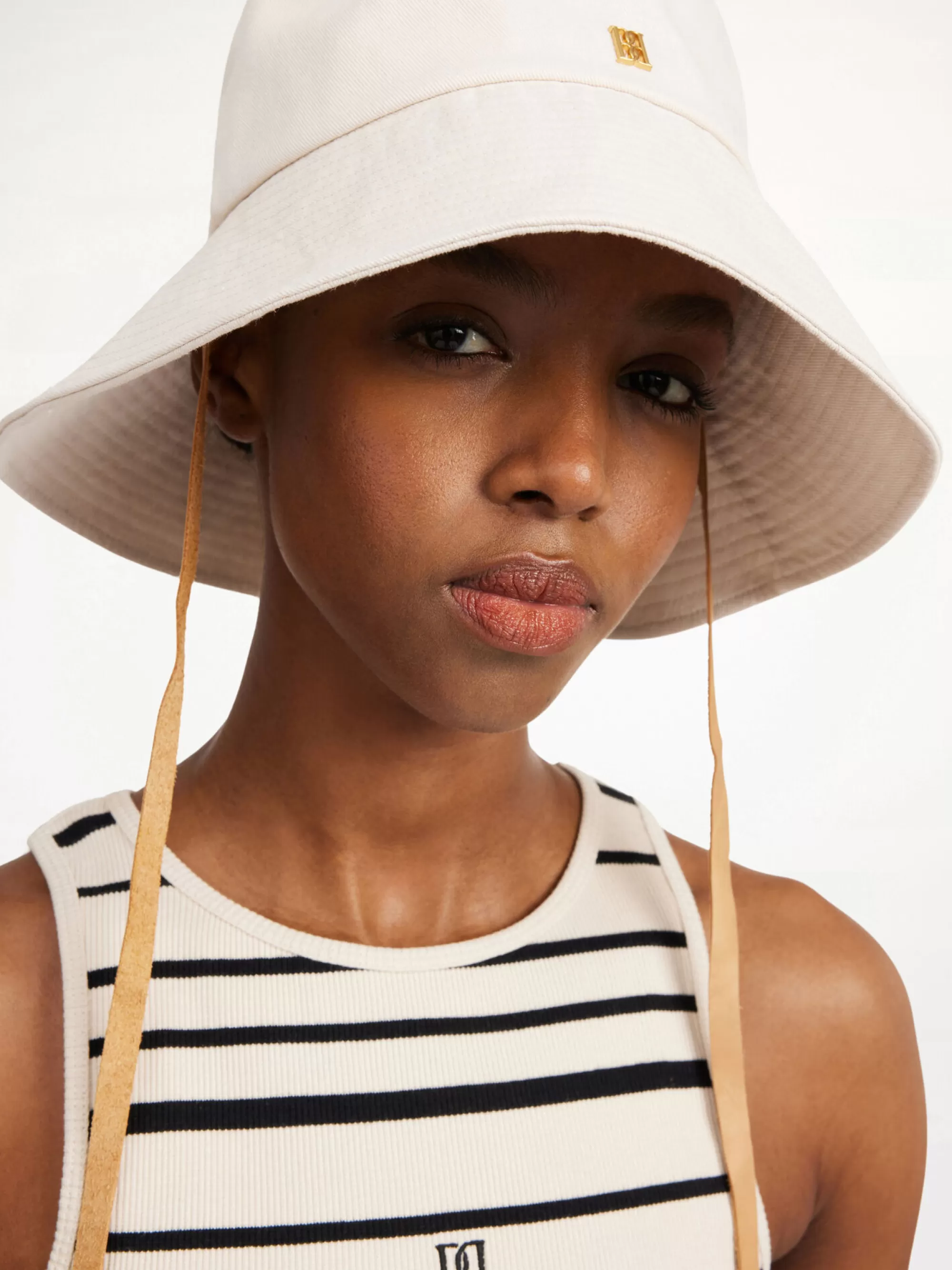 Discount By Malene Birger Piovas Hat Soft White