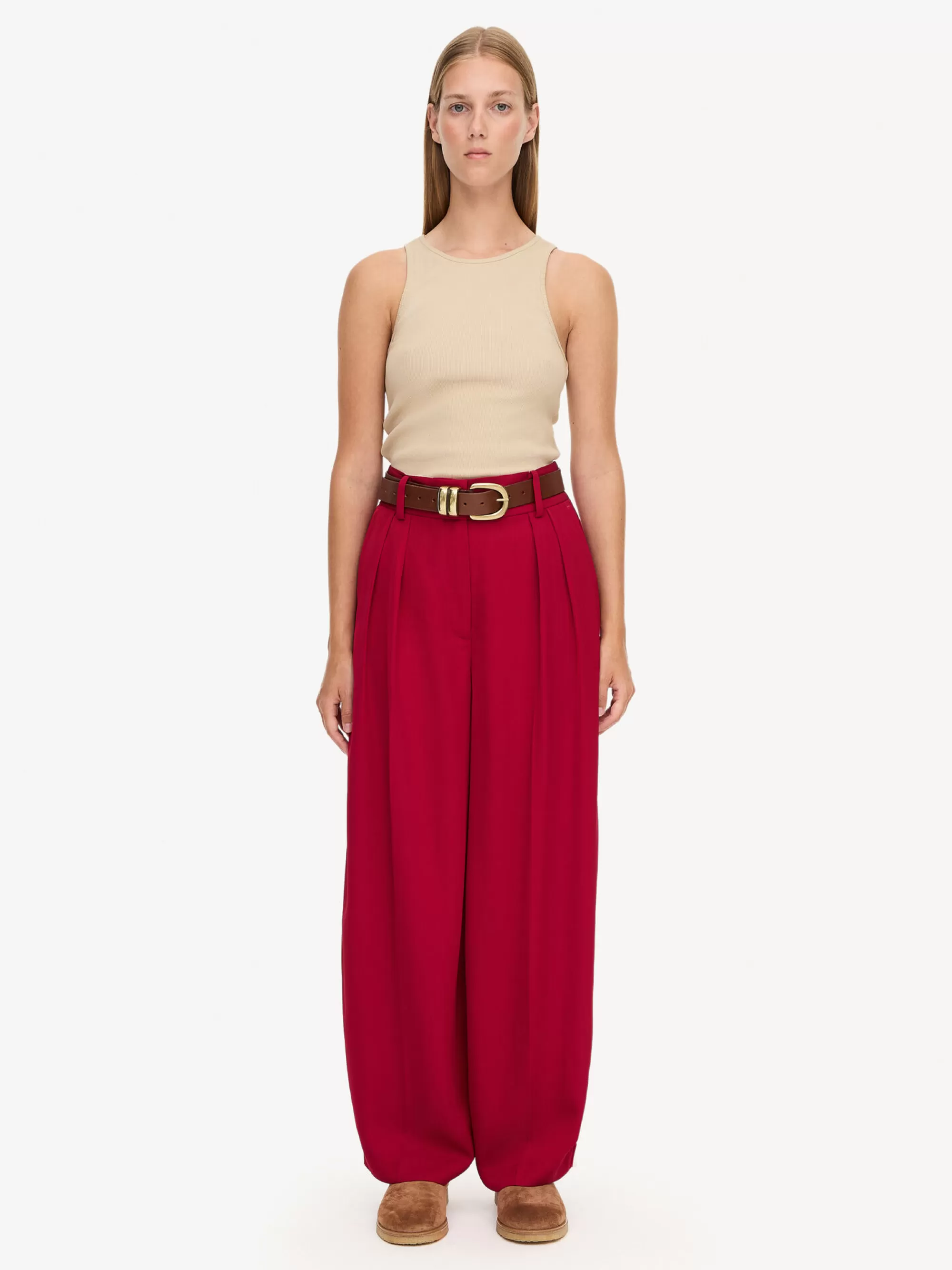 Flash Sale By Malene Birger Piscali Bukser Jester Red