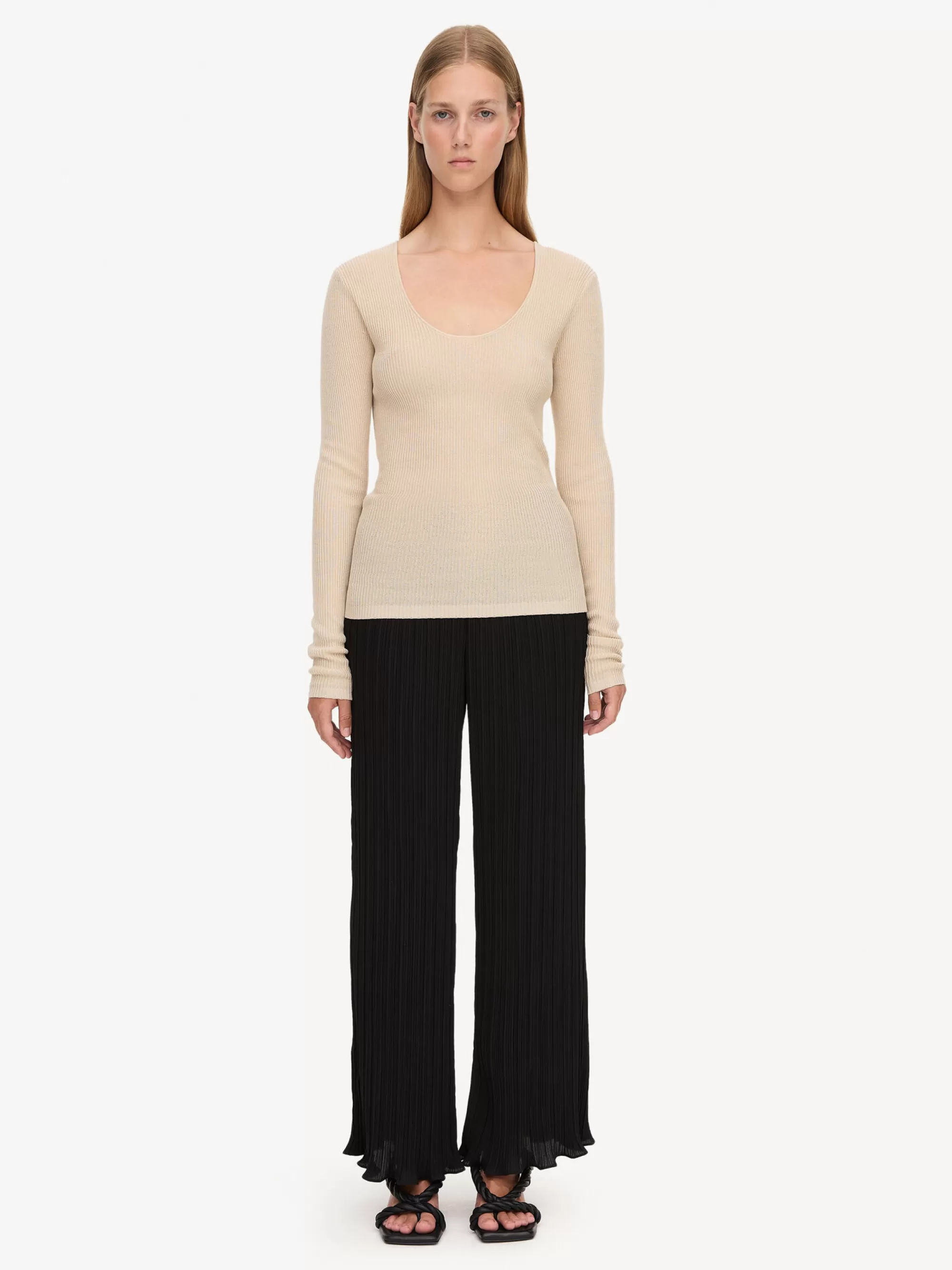 Online By Malene Birger Rinah Top Wood