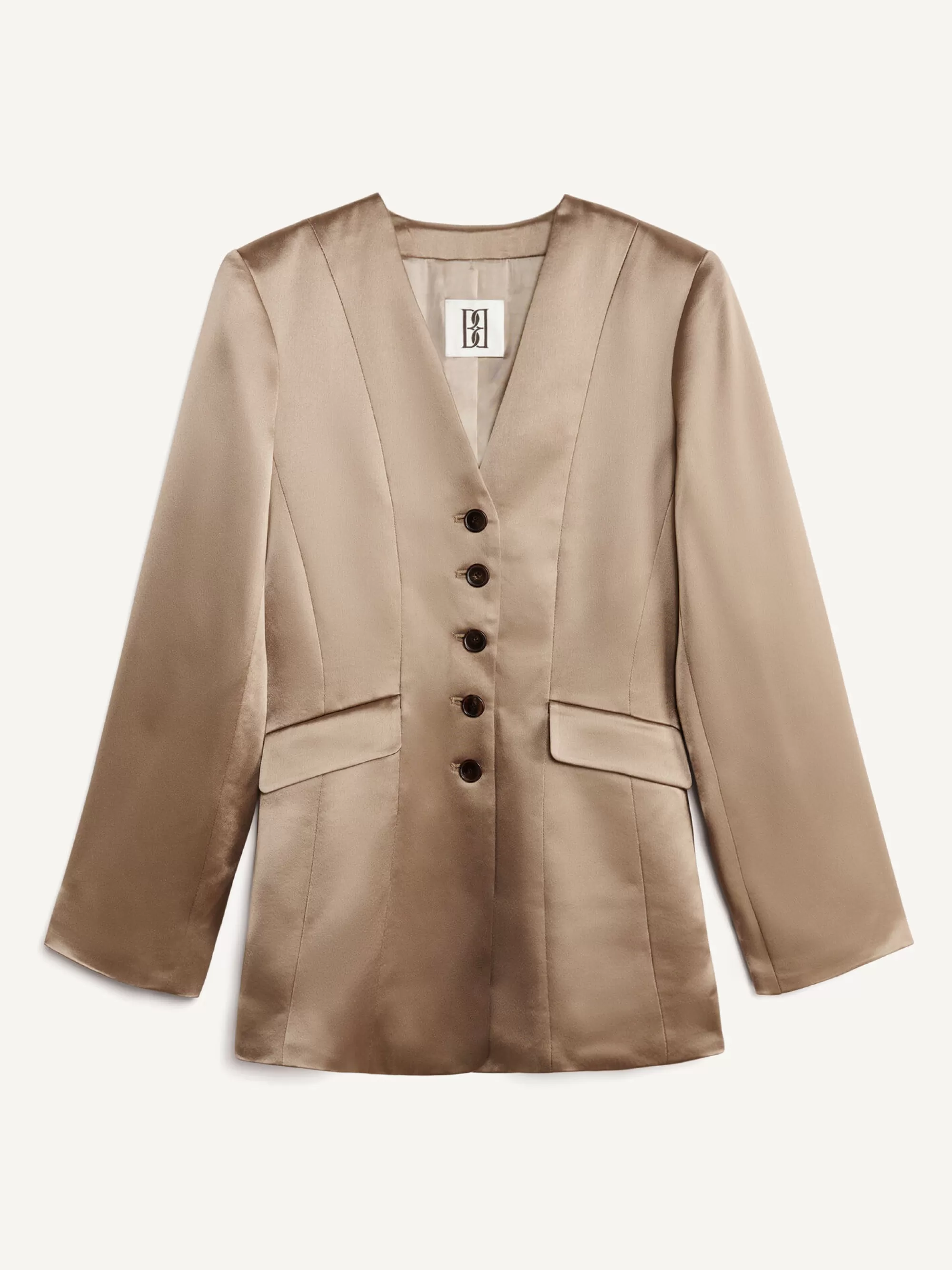 Online By Malene Birger Rinnah Enkeltradet Blazer Shitake