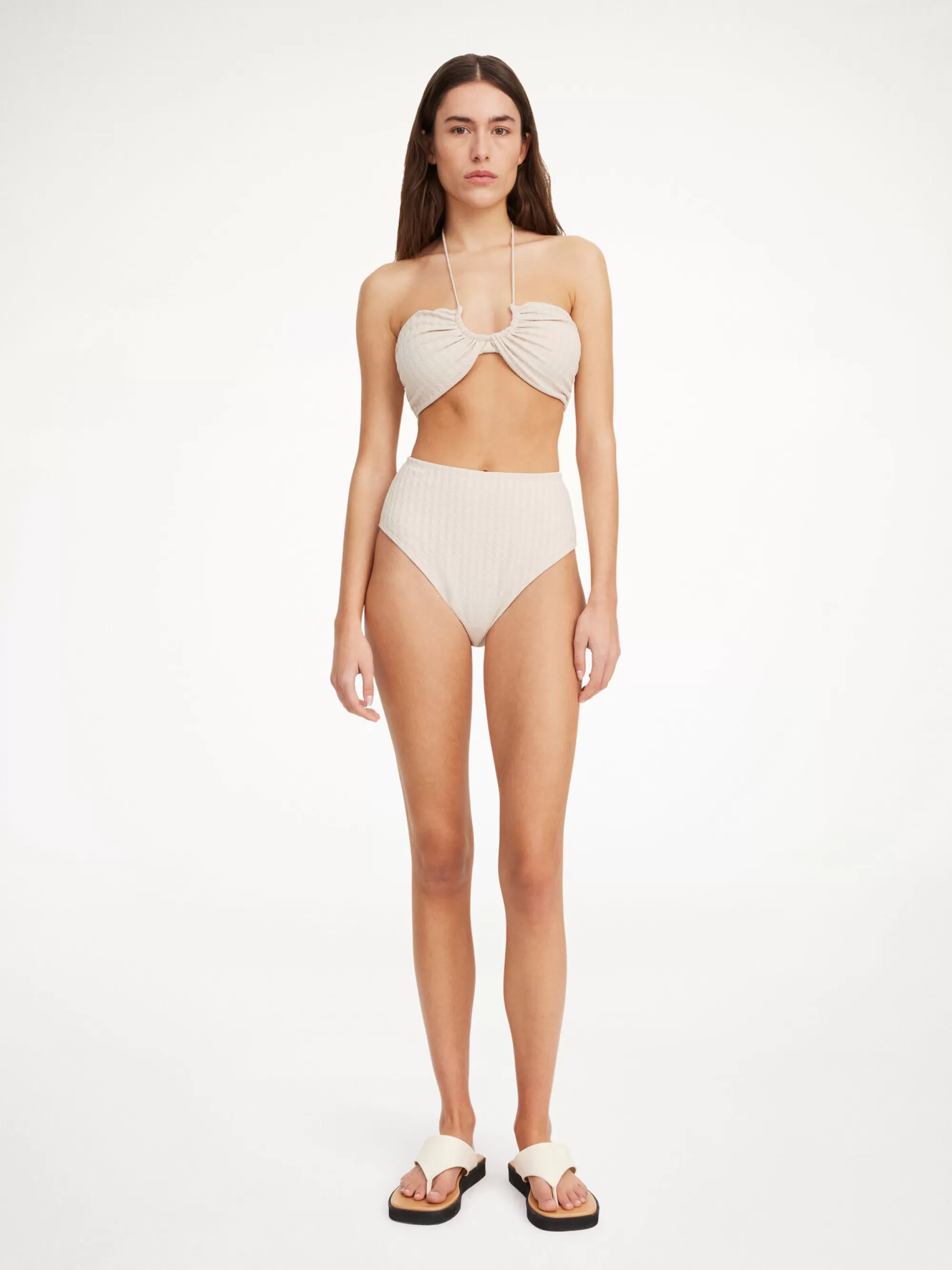 Best By Malene Birger Seabay Bikinitop Oyster Gray