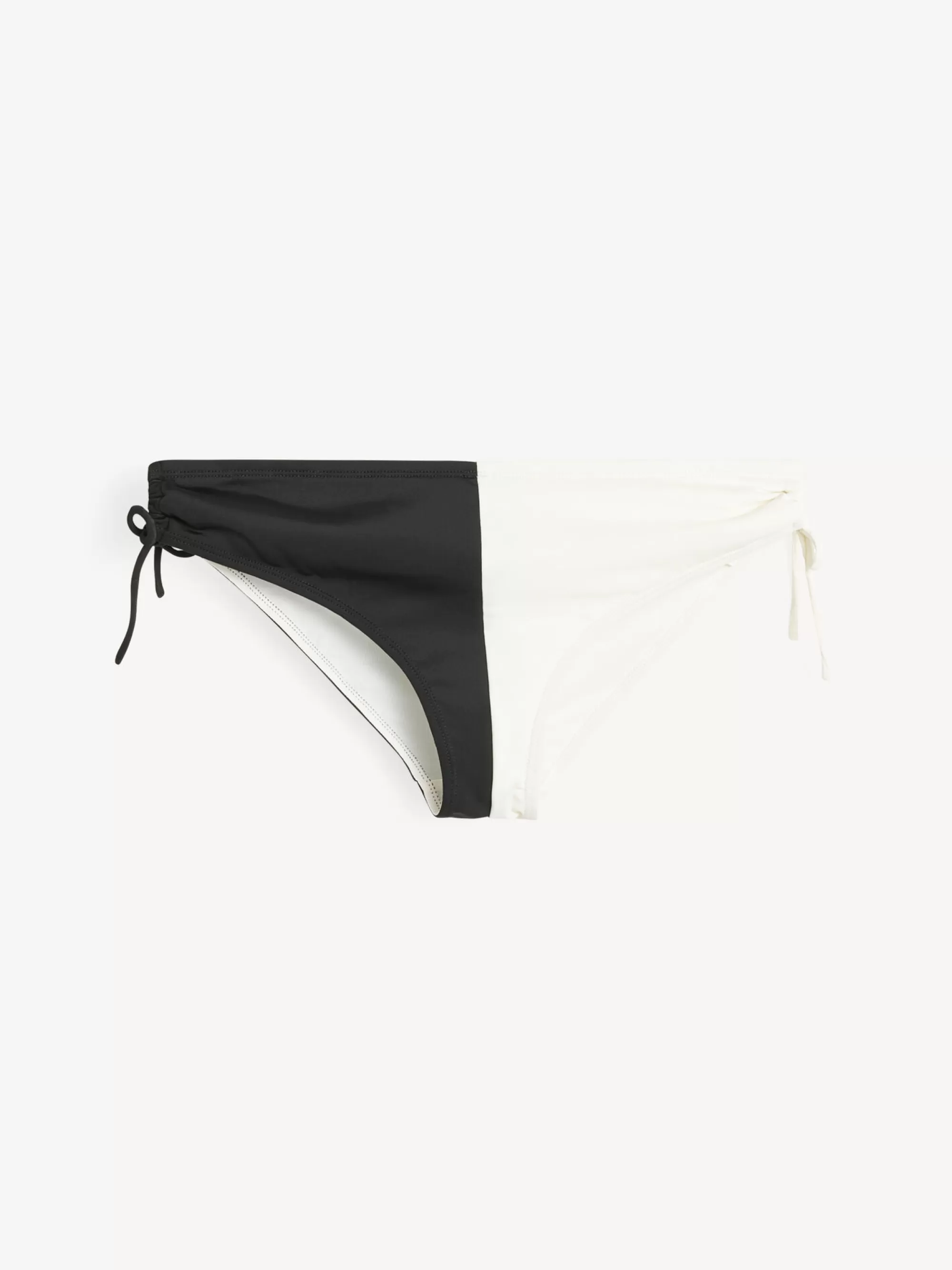 Best By Malene Birger Seabay Low Bikiniunderdel Block stripe black white