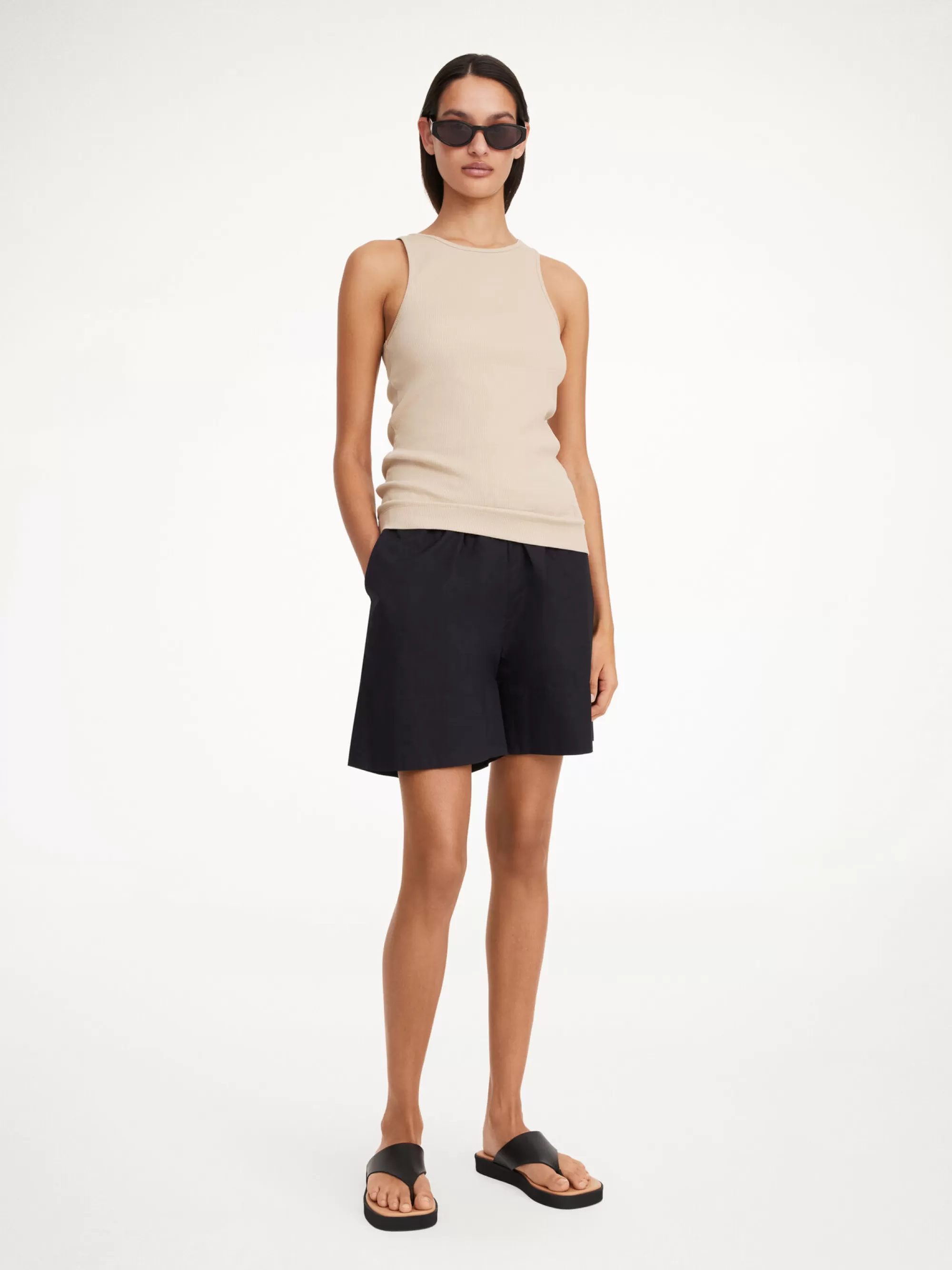 Shop By Malene Birger Siona Shorts Black