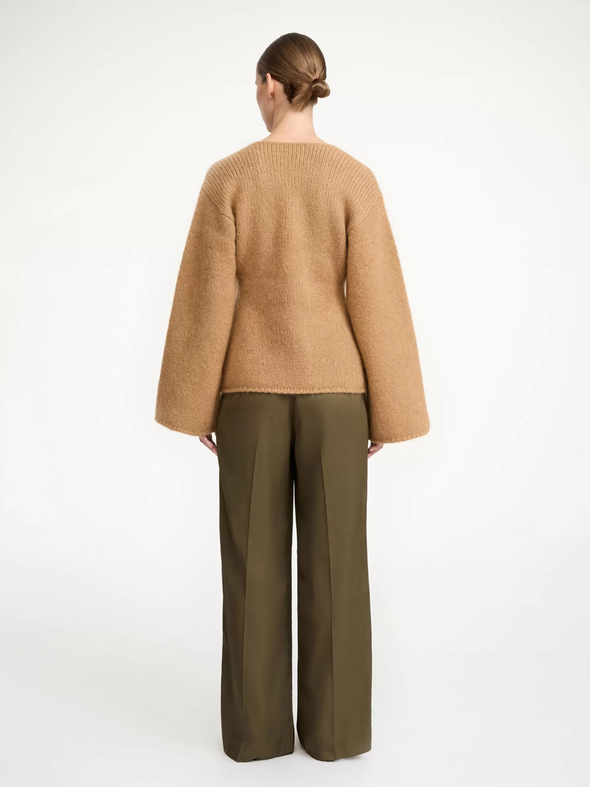 Discount By Malene Birger Tinley Cardigan I Uld Tobacco Brown