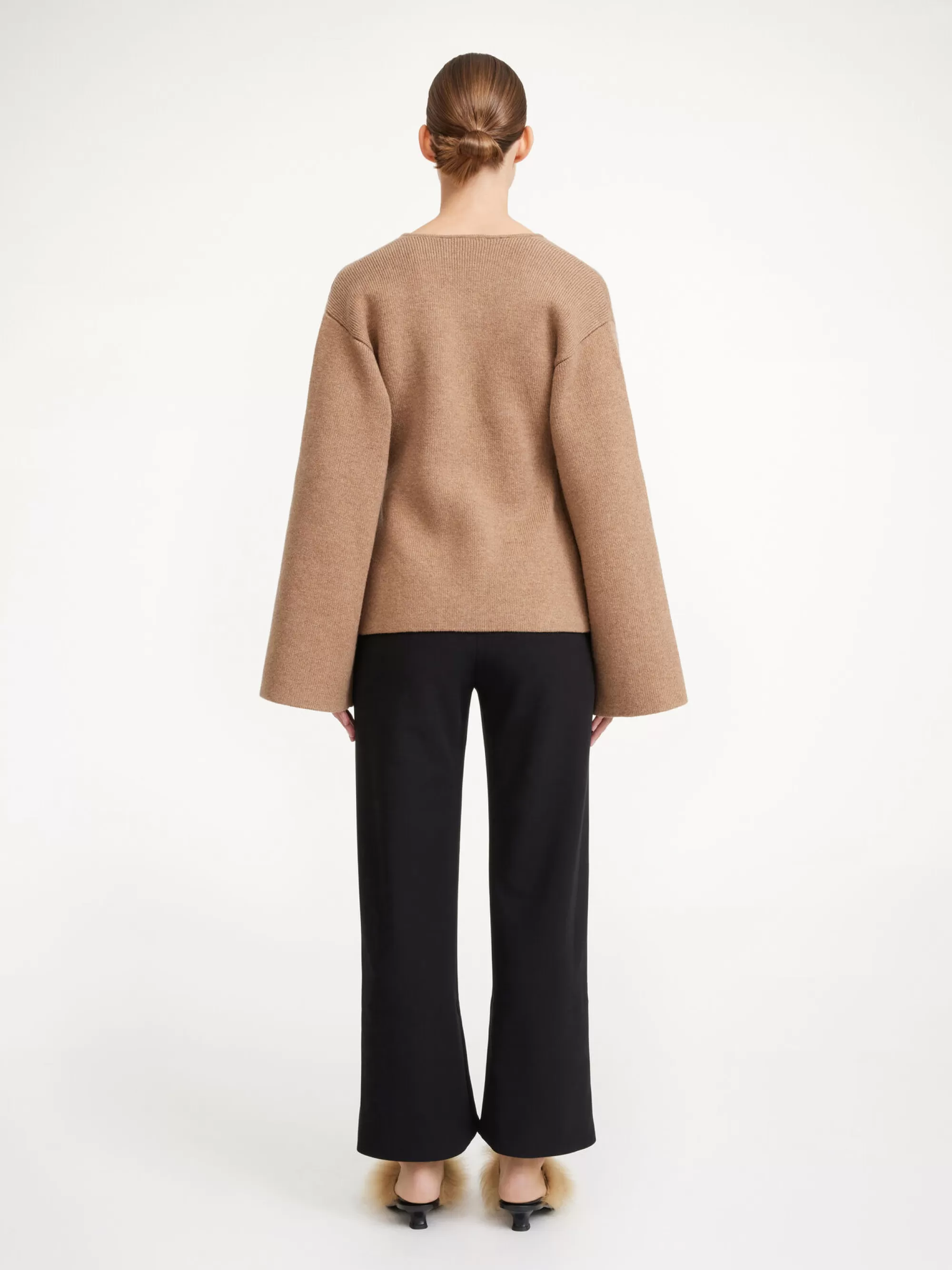 Cheap By Malene Birger Tinley Cardigan I Uld Tobacco Brown