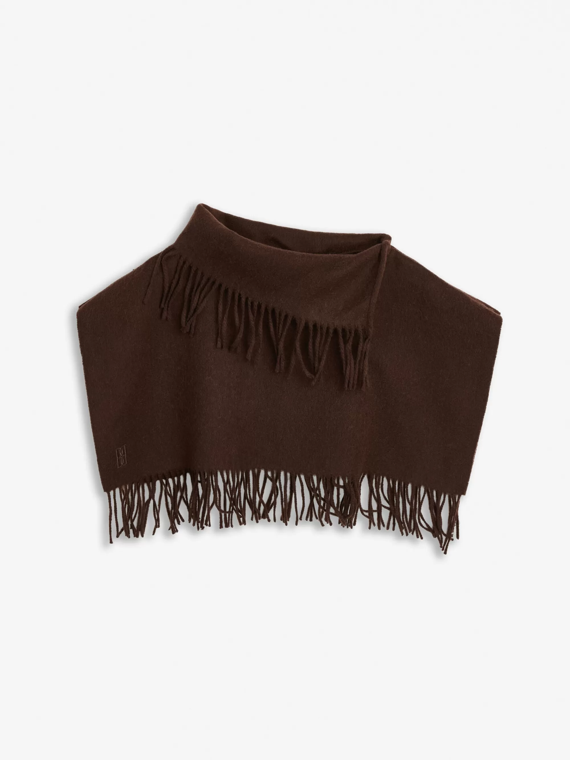 Best By Malene Birger Turtla Halsedisse I Uld Coffee Bean