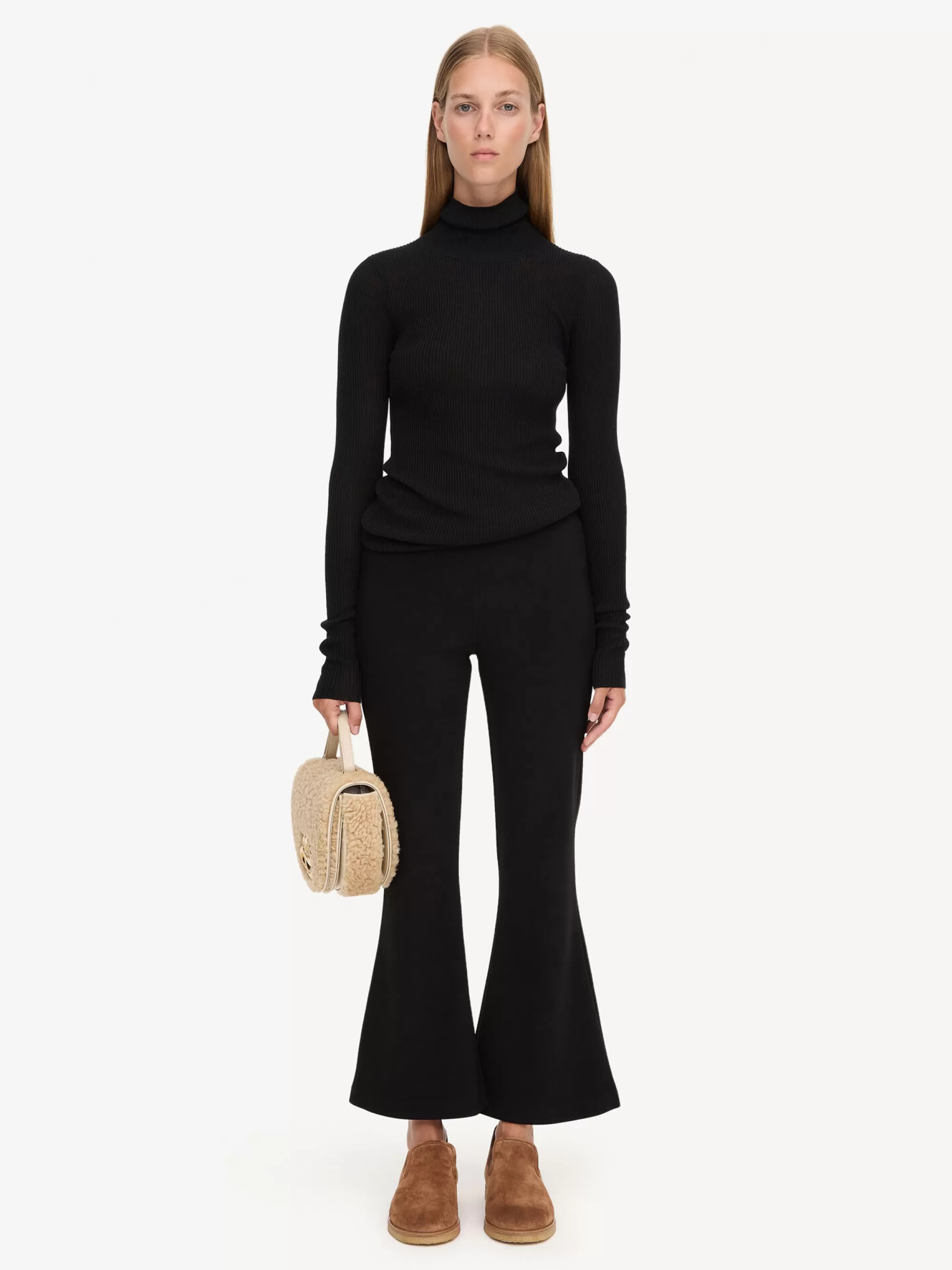 Shop By Malene Birger Vilanna High-waist Trousers Black